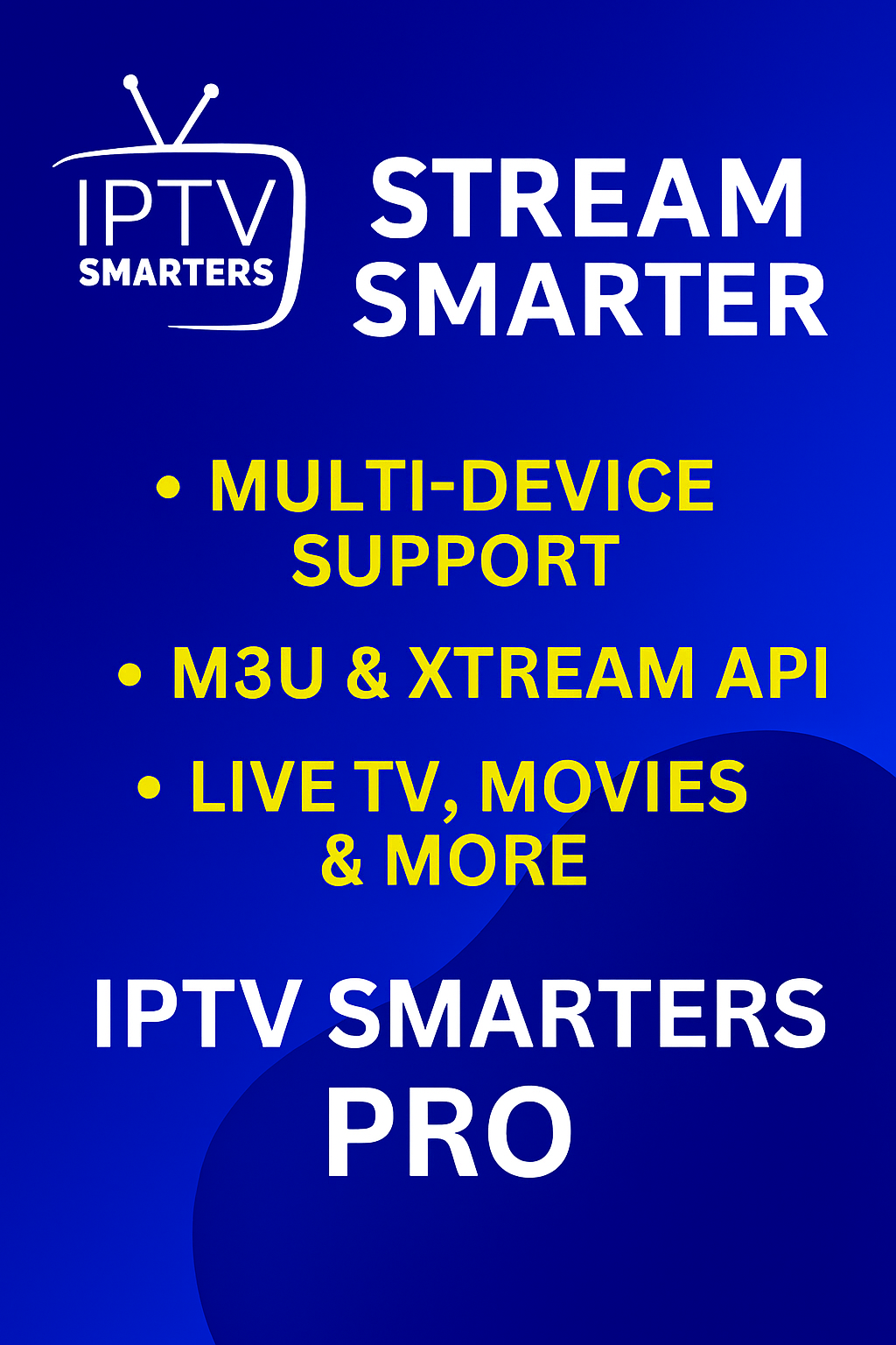 Stream Smarter iptv smarters pro- Flexe IPTV
