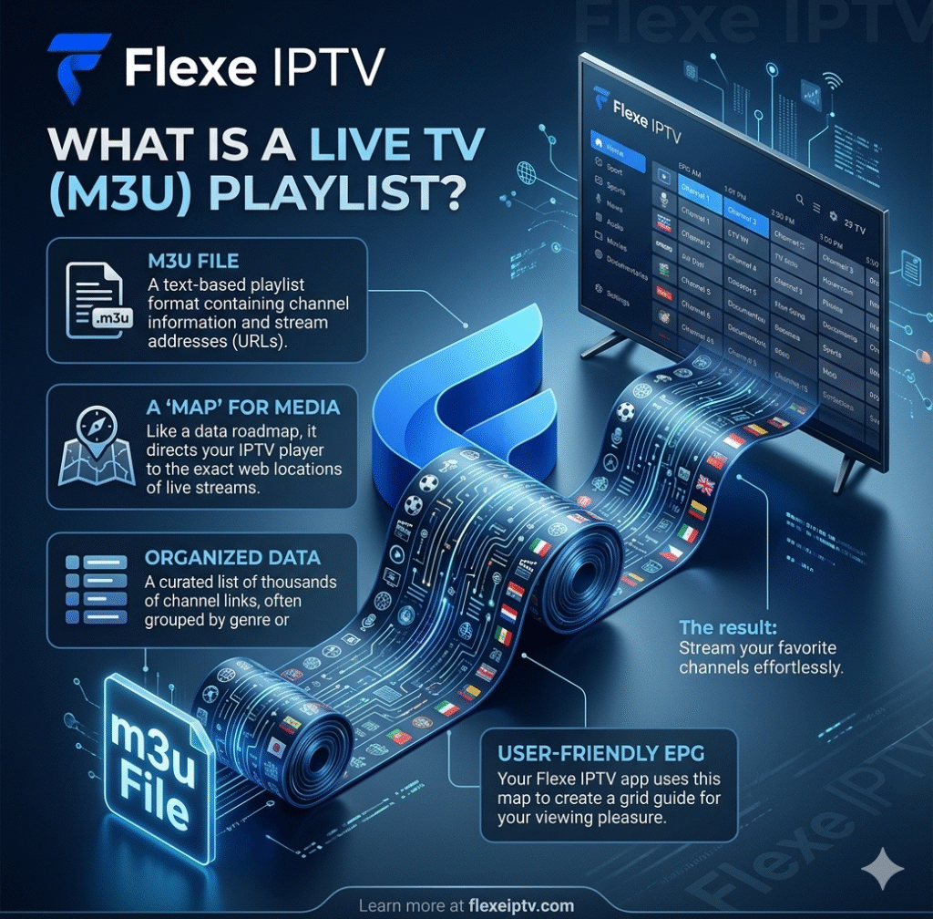 what is a live tv (m3u) playlist?